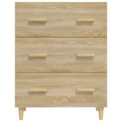 Credenza Rovere Sonoma 70x34x90 Cm In Legno Multistrato -Garden Home credenza rovere sonoma 70x34x90 cm in legno multistrato 2