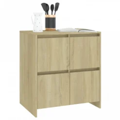 Credenza Rovere Sonoma 70x41x75 Cm In Truciolato -Garden Home credenza rovere sonoma 70x41x75 cm in truciolato 6