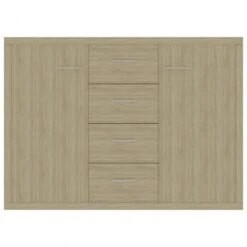 Credenza Rovere Sonoma 88x30x65 Cm In Truciolato -Garden Home credenza rovere sonoma 88x30x65 cm in truciolato 3