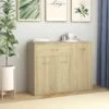 Credenza Rovere Sonoma 88x30x70 Cm In Truciolato -Garden Home credenza rovere sonoma 88x30x70 cm in truciolato