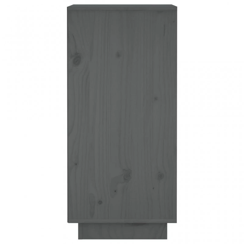 Credenze 2 Pz Grigie 31,5x34x75 Cm In Legno Massello Di Pino 7 Credenze 2 Pz Grigie 31,5x34x75 Cm In Legno Massello Di Pino - immagine 7
