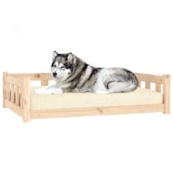 Cuccia Per Cani 105,5x75,5x28 Cm In Legno Massello Di Pino -Garden Home cuccia per cani 1055x755x28 cm in legno massello di pino 2