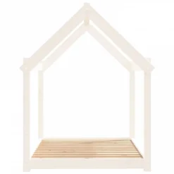 Cuccia Per Cani Bianca 111x80x100 Cm In Legno Massello Di Pino -Garden Home cuccia per cani bianca 111x80x100 cm in legno massello di pino 5