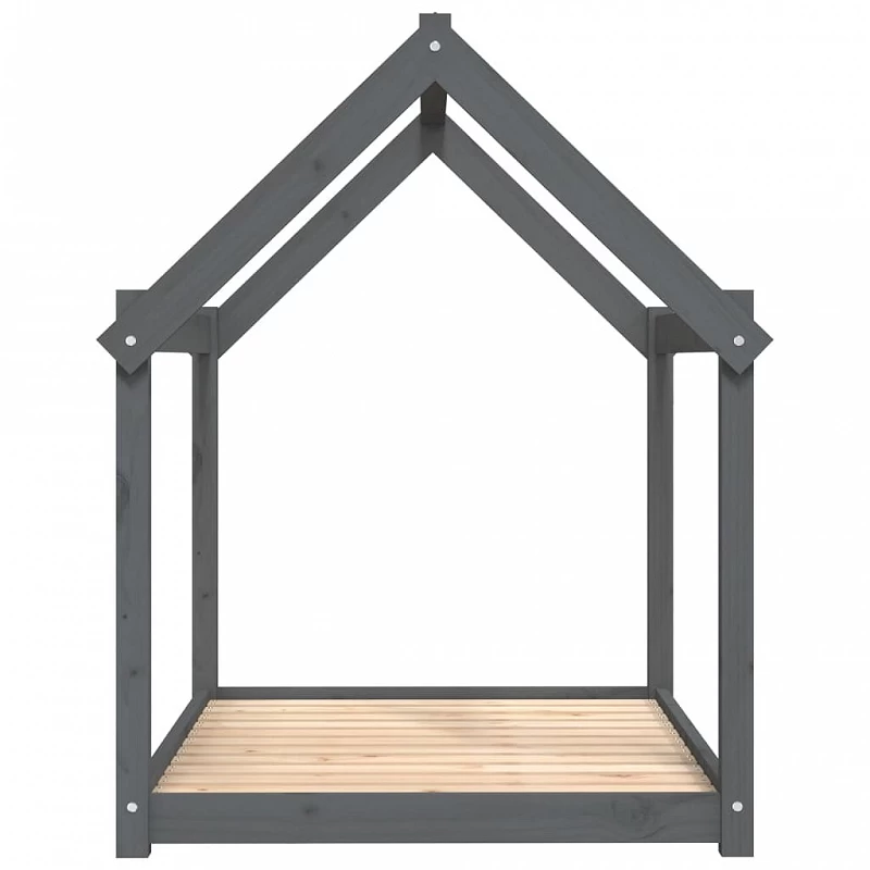 Cuccia Per Cani Grigia 111x80x100 Cm In Legno Massello Di Pino 6 Cuccia Per Cani Grigia 111x80x100 Cm In Legno Massello Di Pino - immagine 6