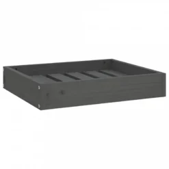 Cuccia Per Cani Grigia 51,5x44x9 Cm In Legno Massello Di Pino -Garden Home cuccia per cani grigia 515x44x9 cm in legno massello di pino 1