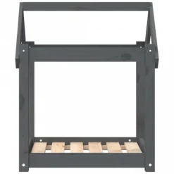 Cuccia Per Cani Grigia 61x50x70 Cm In Legno Massello Di Pino -Garden Home cuccia per cani grigia 61x50x70 cm in legno massello di pino 4
