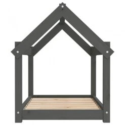 Cuccia Per Cani Grigia 81x60x70 Cm In Legno Massello Di Pino -Garden Home cuccia per cani grigia 81x60x70 cm in legno massello di pino 5