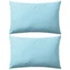 Cuscini Da Esterno 2 Pz 60x40 Cm Azzurro -Garden Home cuscini da esterno 2 pz 60x40 cm azzurro