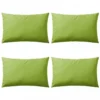 Cuscini Da Esterno 4 Pz 60x40 Cm Verde Mela -Garden Home cuscini da esterno 4 pz 60x40 cm verde mela