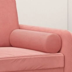 Cuscini Decorativi 2 Pz Rosa Ø15x50 Cm In Velluto -Garden Home cuscini decorativi 2 pz rosa o15x50 cm in velluto 4