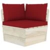 Cuscini Per Divano Pallet 3 Pz Rosso Vino In Tessuto -Garden Home cuscini per divano pallet 3 pz rosso vino in tessuto