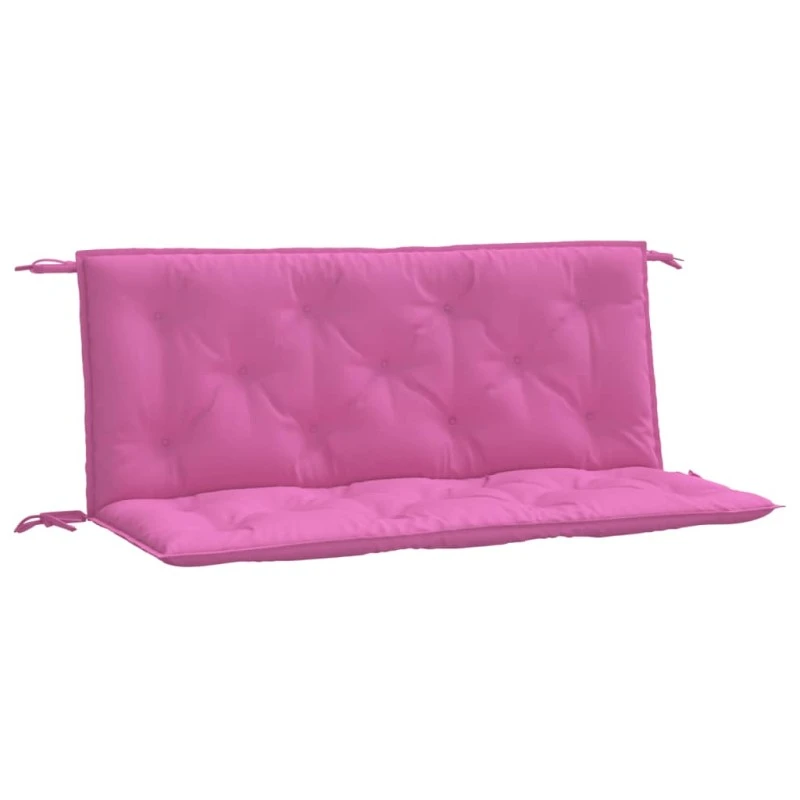 Cuscini Per Panca Da Giardino 2 Pz Rosa 120x50x7 Cm In Tessuto 2 Cuscini Per Panca Da Giardino 2 Pz Rosa 120x50x7 Cm In Tessuto - immagine 2