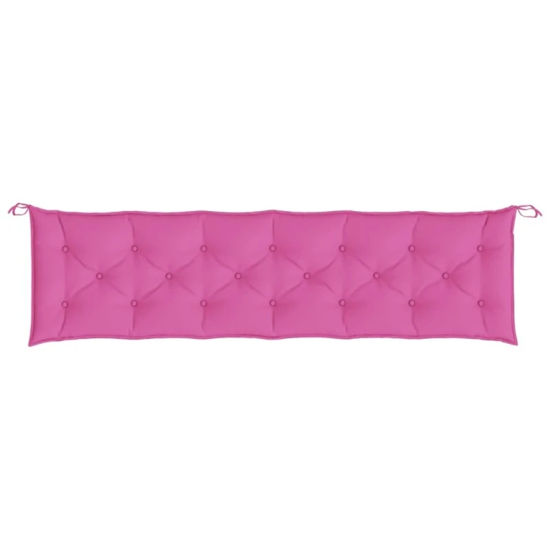 Cuscini Per Panca Da Giardino 2 Pz Rosa 200x50x7 Cm In Tessuto 5 Cuscini Per Panca Da Giardino 2 Pz Rosa 200x50x7 Cm In Tessuto - immagine 5