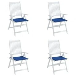 Cuscini Per Sedia 4 Pz Blu Reale 50x50x3 Cm In Tessuto Oxford 11 Cuscini Per Sedia 4 Pz Blu Reale 50x50x3 Cm In Tessuto Oxford -Garden Home cuscini per sedia 4 pz blu reale 50x50x3 cm in tessuto oxford 3