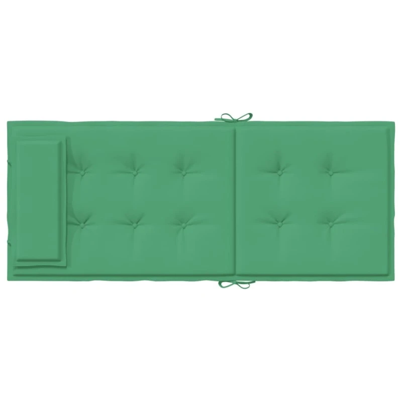 Cuscini Per Sedia Con Schienale Alto 2 Pz Verde Tessuto Oxford 6 Cuscini Per Sedia Con Schienale Alto 2 Pz Verde Tessuto Oxford - immagine 6
