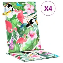 Cuscini Per Sedia Con Schienale Alto 4pz Multicolore In Tessuto 9 Cuscini Per Sedia Con Schienale Alto 4pz Multicolore In Tessuto -Garden Home cuscini per sedia con schienale alto 4pz multicolore in tessuto 1