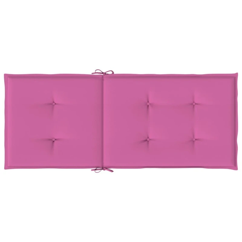 Cuscini Per Sedia Con Schienale Alto 4pz Rosa In Tessuto 6 Cuscini Per Sedia Con Schienale Alto 4pz Rosa In Tessuto - immagine 6