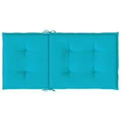 Cuscini Per Sedia Con Schienale Basso 4 Pz Turchese In Tessuto 13 Cuscini Per Sedia Con Schienale Basso 4 Pz Turchese In Tessuto -Garden Home cuscini per sedia con schienale basso 4 pz turchese in tessuto 5