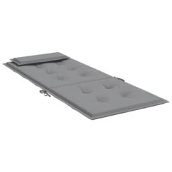 Cuscini Per Sedia Schienale Alto 2 Pz Grigio Tessuto Oxford 12 Cuscini Per Sedia Schienale Alto 2 Pz Grigio Tessuto Oxford -Garden Home cuscini per sedia schienale alto 2 pz grigio tessuto oxford 4