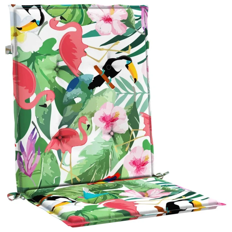 Cuscini Per Sedia Schienale Basso 6 Pz Multicolore In Tessuto 4 Cuscini Per Sedia Schienale Basso 6 Pz Multicolore In Tessuto - immagine 4