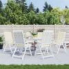 Cuscini Per Sedie 6 Pz Crema 120x50x3 Cm In Tessuto -Garden Home cuscini per sedie 6 pz crema 120x50x3 cm in tessuto