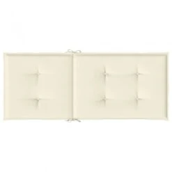 Cuscini Per Sedie 6 Pz Crema 120x50x3 Cm In Tessuto -Garden Home cuscini per sedie 6 pz crema 120x50x3 cm in tessuto 5