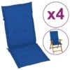 Cuscini Per Sedie Da Giardino 4 Pz Blu Reale 120x50x3 Cm 16 Cuscini Per Sedie Da Giardino 4 Pz Blu Reale 120x50x3 Cm -Garden Home cuscini per sedie da giardino 4 pz blu reale 120x50x3 cm