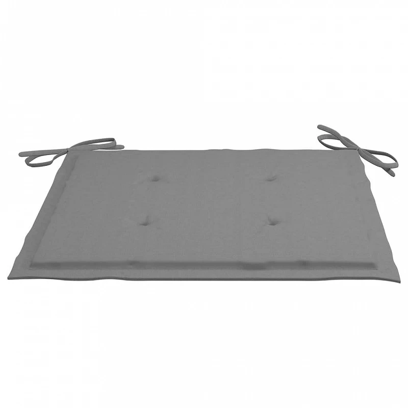 Cuscini Per Sedie Da Giardino 4 Pz Grigi 40x40x3 Cm 5 Cuscini Per Sedie Da Giardino 4 Pz Grigi 40x40x3 Cm - immagine 5