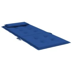 Cuscini Sedia Con Schienale Alto 4 Pz Blu Reale Tessuto Oxford -Garden Home cuscini sedia con schienale alto 4 pz blu reale tessuto oxford 4