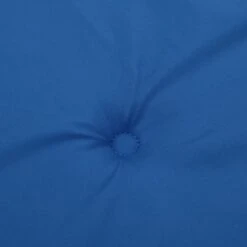 Cuscini Sedia Con Schienale Alto 4 Pz Blu Reale Tessuto Oxford -Garden Home cuscini sedia con schienale alto 4 pz blu reale tessuto oxford 6