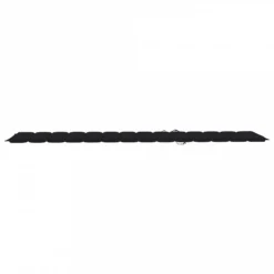 Cuscino Per Lettino Prendisole Nero 200x50x3 Cm In Tessuto -Garden Home cuscino per lettino prendisole nero 200x50x3 cm in tessuto 4