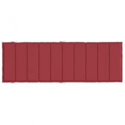 Cuscino Per Lettino Rosso Vino 186x58x3 Cm In Tessuto Oxford -Garden Home cuscino per lettino rosso vino 186x58x3 cm in tessuto oxford 4