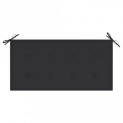 Cuscino Per Panca Da Giardino Antracite 100x50x3 Cm -Garden Home cuscino per panca da giardino antracite 100x50x3 cm 2