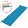 Cuscino Per Panca Da Giardino Blu 180x50x3 Cm -Garden Home cuscino per panca da giardino blu 180x50x3 cm
