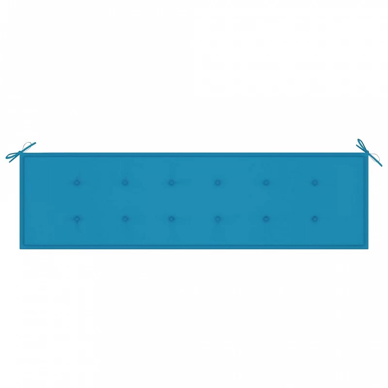 Cuscino Per Panca Da Giardino Blu 180x50x3 Cm 3 Cuscino Per Panca Da Giardino Blu 180x50x3 Cm - immagine 3