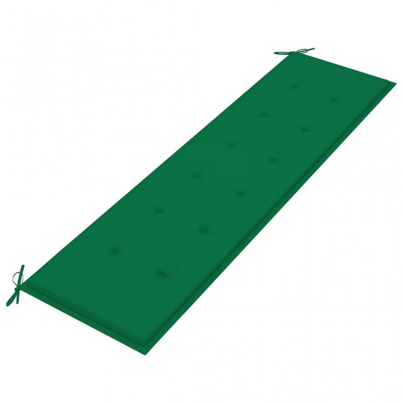 Cuscino Per Panca Da Giardino Verde 180x50x3 Cm 2 Cuscino Per Panca Da Giardino Verde 180x50x3 Cm - immagine 2