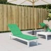 Cuscino Per Sdraio Verde (75+105)x50x3 Cm 12 Cuscino Per Sdraio Verde (75+105)x50x3 Cm -Garden Home cuscino per sdraio verde 75105x50x3 cm