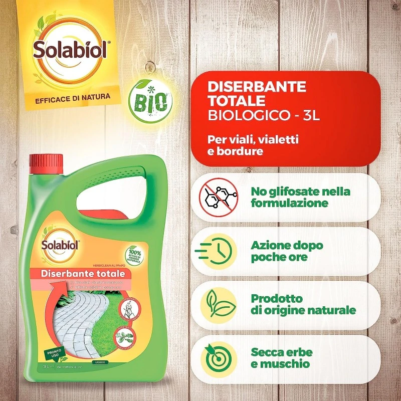 Diserbante BIO Herbiclean 3 Lt AL 2 Diserbante BIO Herbiclean 3 Lt AL - immagine 2
