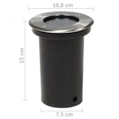 Faretti Carrabili Da Esterno 12 Pz Rotondi 9 Faretti Carrabili Da Esterno 12 Pz Rotondi -Garden Home faretti carrabili da esterno 12 pz rotondi 4