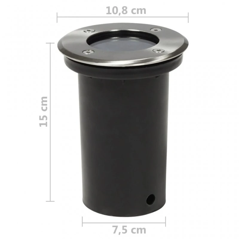 Faretti Carrabili Da Esterno 12 Pz Rotondi 5 Faretti Carrabili Da Esterno 12 Pz Rotondi - immagine 5