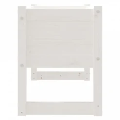 Fioriera Bianca 78x40x52 Cm In Legno Massello Di Pino -Garden Home fioriera bianca 78x40x52 cm in legno massello di pino 4