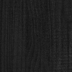 Fioriera Da Giardino Nera 70x70x70 Cm In Legno Massello Di Pino -Garden Home fioriera da giardino nera 70x70x70 cm in legno massello di pino 4