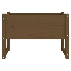 Fioriera Miele 78x40x52 Cm In Legno Massello Di Pino -Garden Home fioriera miele 78x40x52 cm in legno massello di pino 3