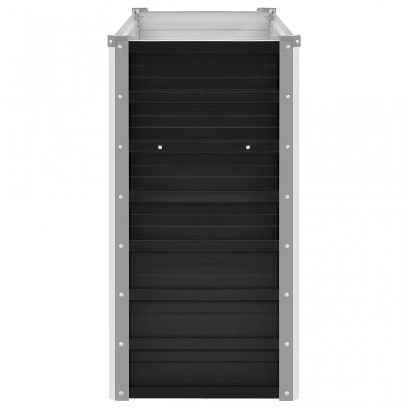 Fioriera Per Giardino Antracite 100x40x77 Cm In Acciaio Zincato 4 Fioriera Per Giardino Antracite 100x40x77 Cm In Acciaio Zincato - immagine 4