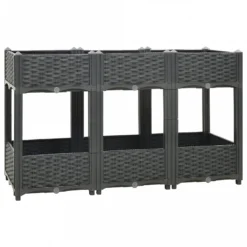 Fioriera Rialzata 120x40x71 Cm In Polipropilene -Garden Home fioriera rialzata 120x40x71 cm in polipropilene 2
