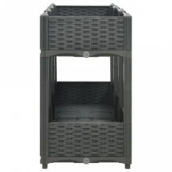 Fioriera Rialzata 120x40x71 Cm In Polipropilene -Garden Home fioriera rialzata 120x40x71 cm in polipropilene 3