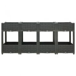 Fioriera Rialzata 160x40x71 Cm In Polipropilene -Garden Home fioriera rialzata 160x40x71 cm in polipropilene 2