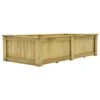 Fioriera Rialzata 196x100x50 Cm In Legno Di Pino Impregnato -Garden Home fioriera rialzata 196x100x50 cm in legno di pino impregnato