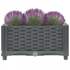 Fioriera Rialzata 40x40x23 Cm In Polipropilene -Garden Home fioriera rialzata 40x40x23 cm in polipropilene 5