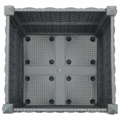 Fioriera Rialzata 40x40x38 Cm In Polipropilene -Garden Home fioriera rialzata 40x40x38 cm in polipropilene 3